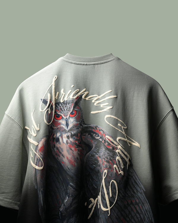 Green Phantom Owl T-Shirt