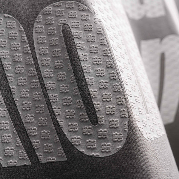 Oversized grey streetwear t-shirt emotions graphic