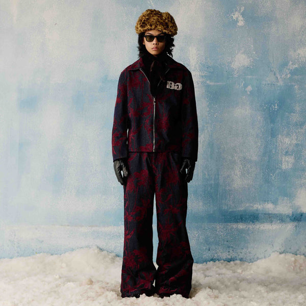 Indigo Bloom Denim Jacket