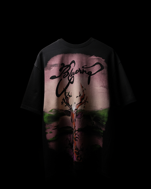 Black Stag Bloom T-Shirt