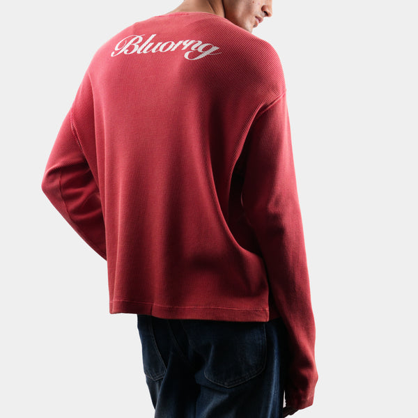 MARS RED FULL SLEEVE T- SHIRT - LUXURY STREETWEAR TEE