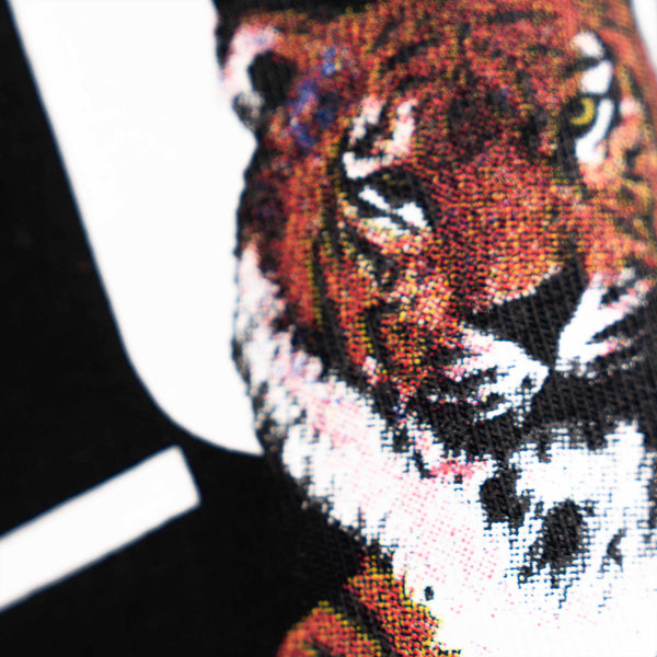 Oversized premium black long-sleeve t-shirt signature Wild Bunch art