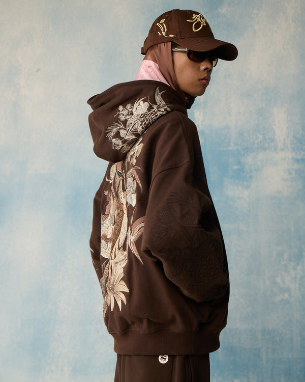 Brown Wildloom Hoodie