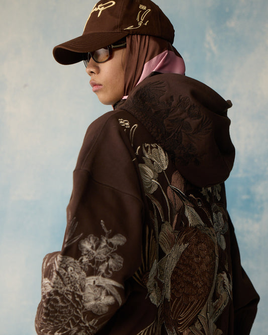 BROWN WILDLOOM HOODIE (PRE-ORDER)