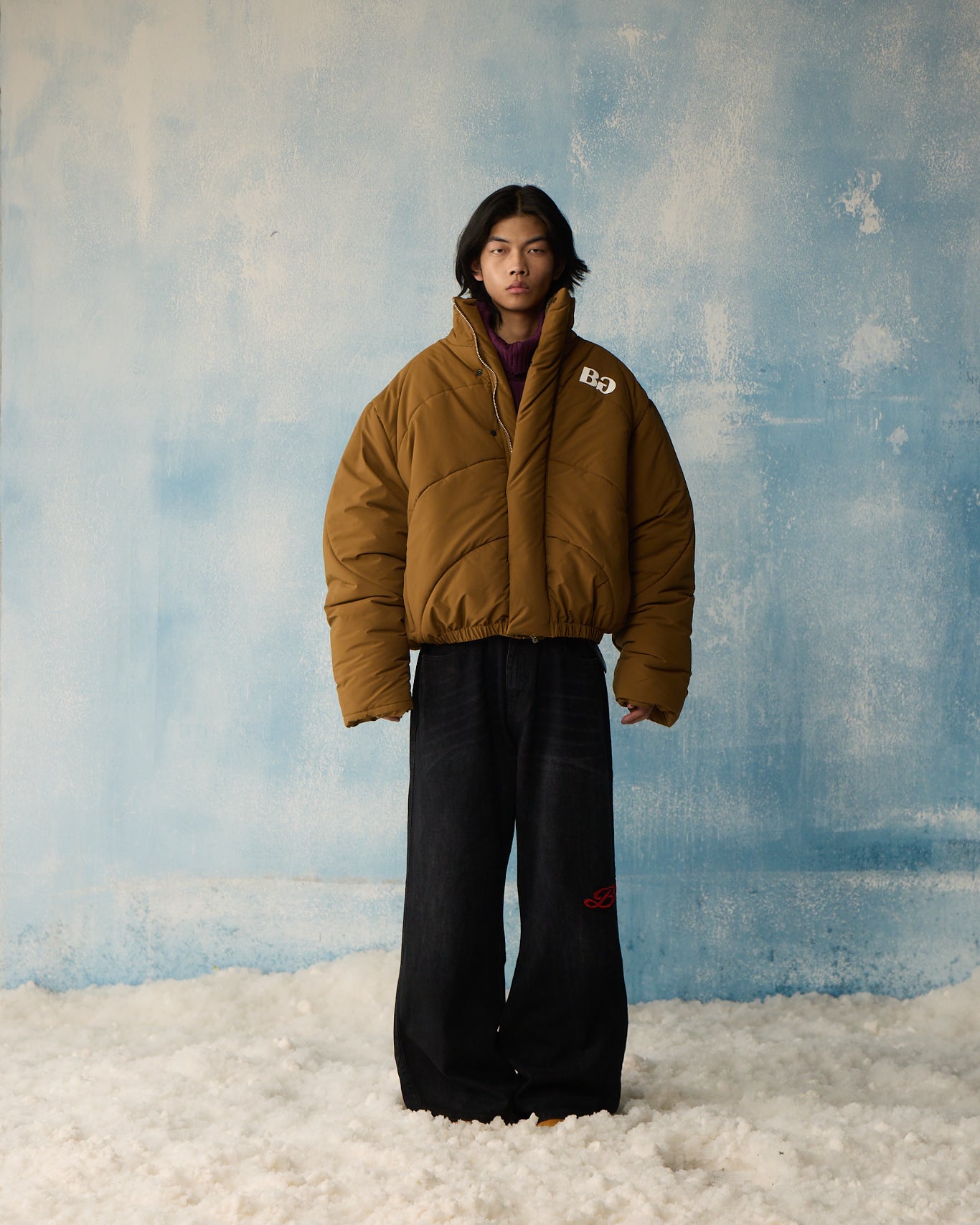 BROWN PUFFER JACKET