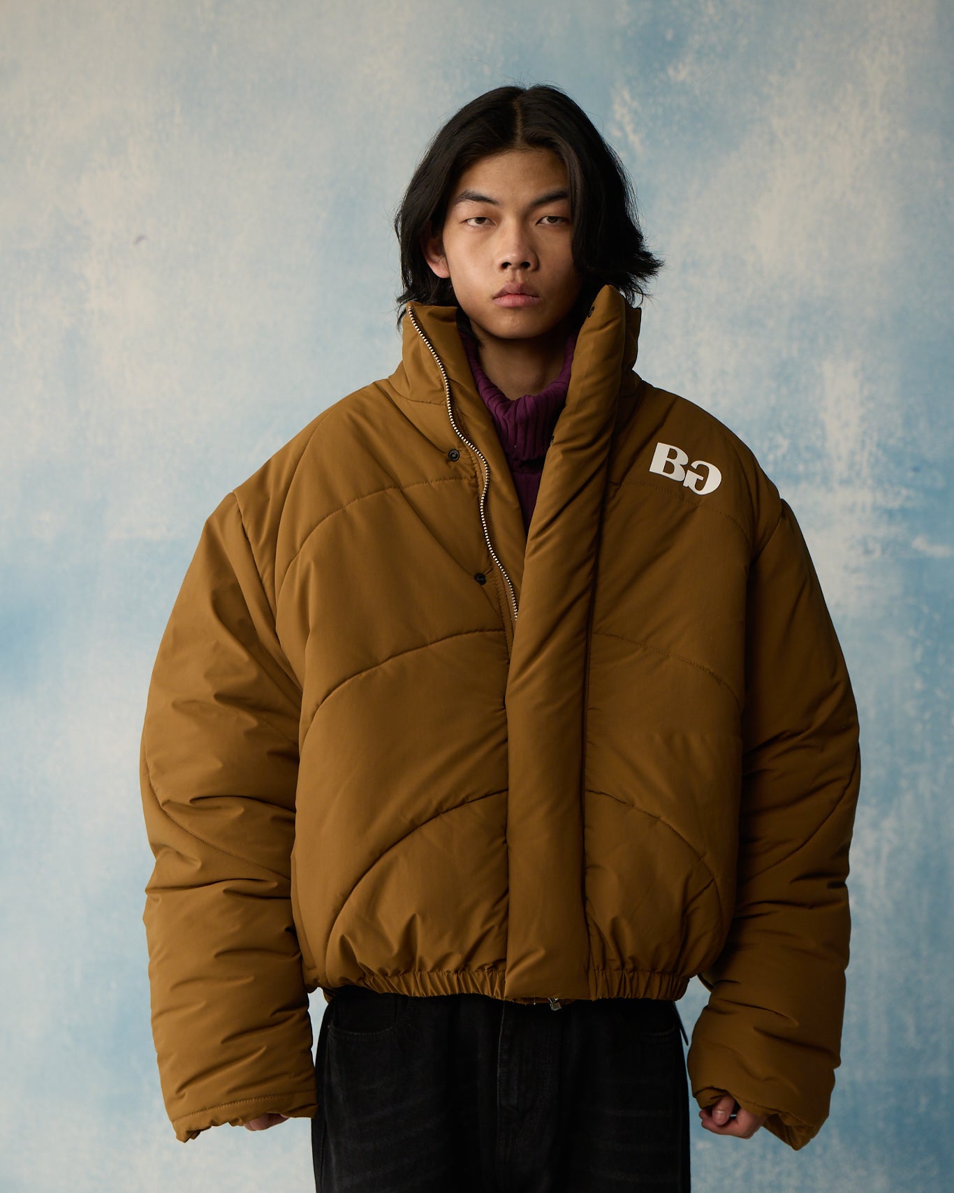 BROWN PUFFER JACKET