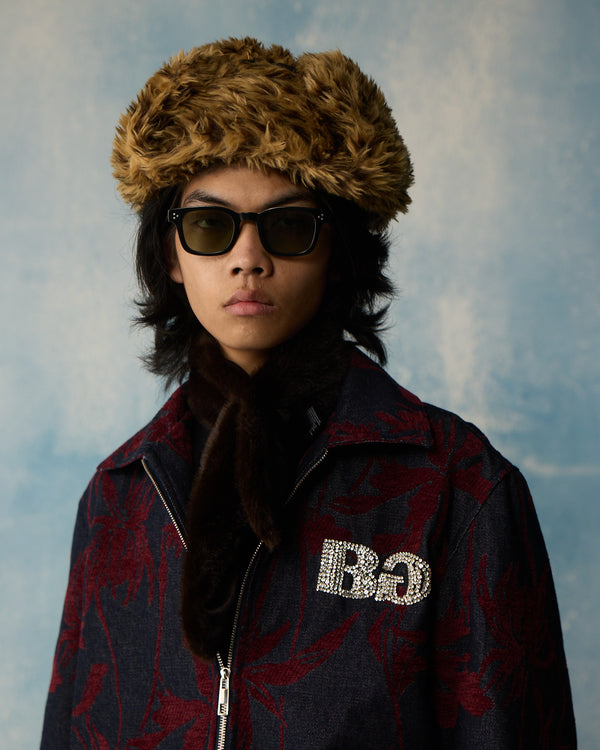 Indigo Bloom Denim Jacket