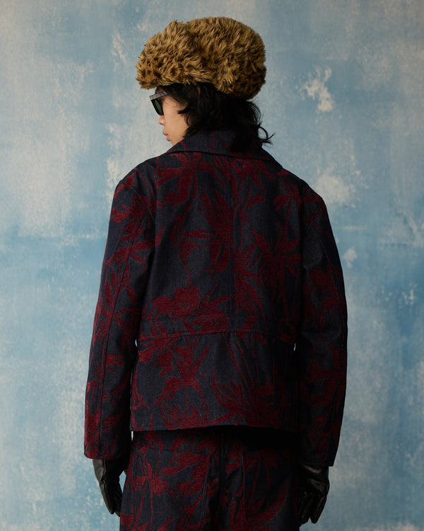 Indigo Bloom Denim Jacket