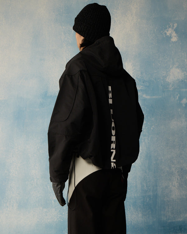 Black Techwear Over-Jacket