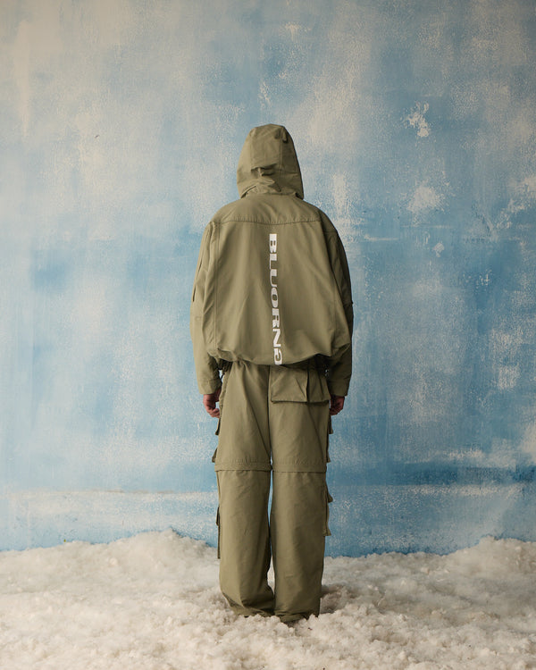 Olive Ripstop Cargos