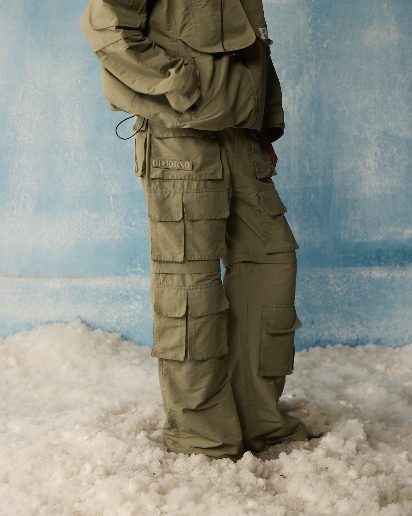 OLIVE RIPSTOP CARGOS