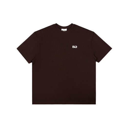 BROWN BASIC T-SHIRT