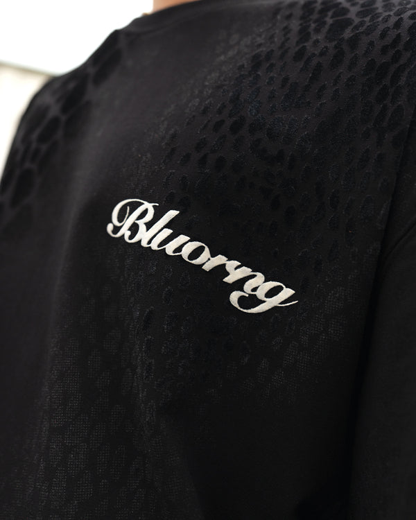 Premium Black Flock Illusion Unisex T-Shirt