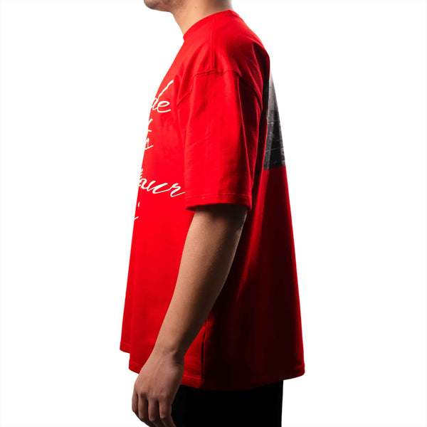 Red Crash Crew Neck T-Shirt