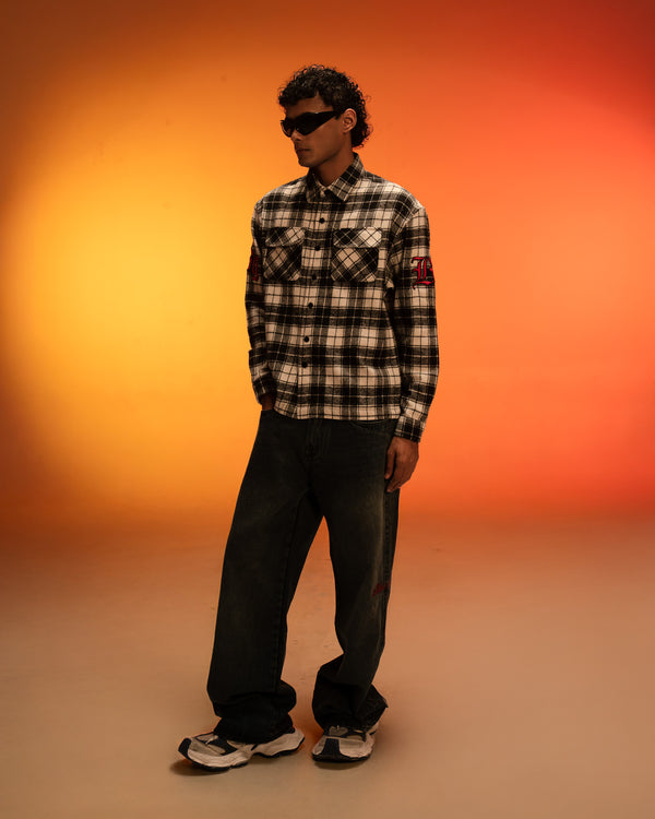 REDLINE PLAID SHACKET