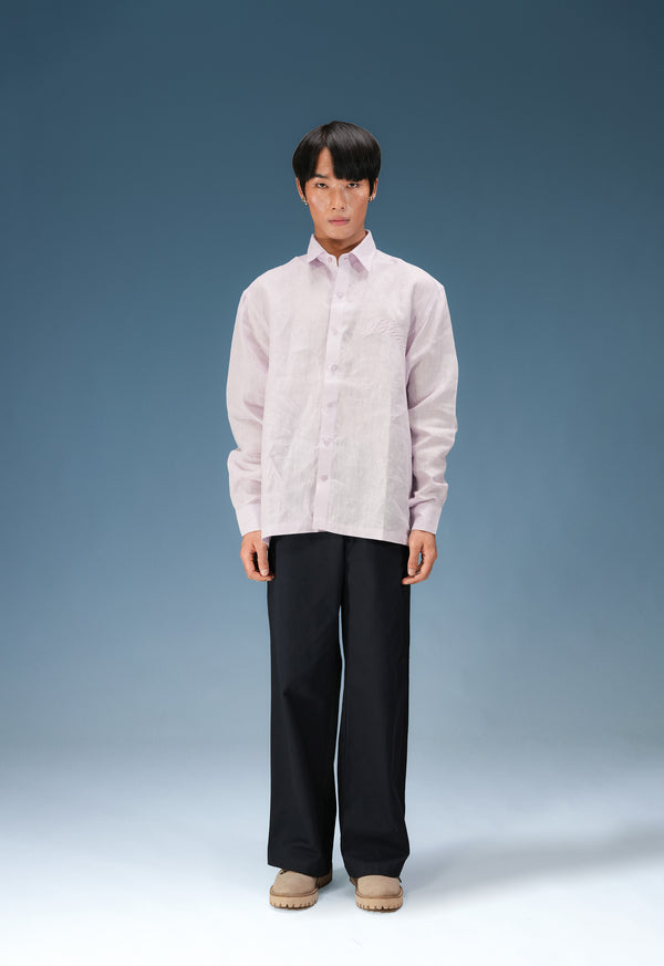 Lavender Linen Shirt