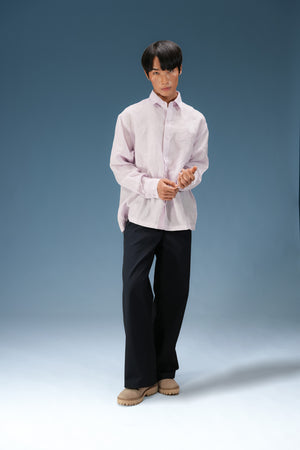 Lavender Linen Shirt