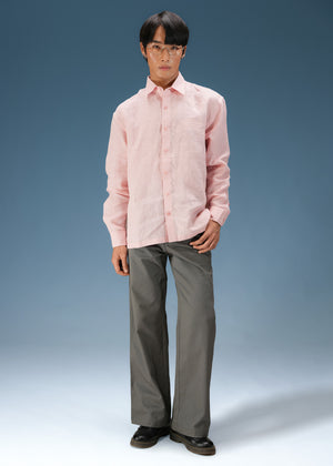Pink Blush Linen Shirt