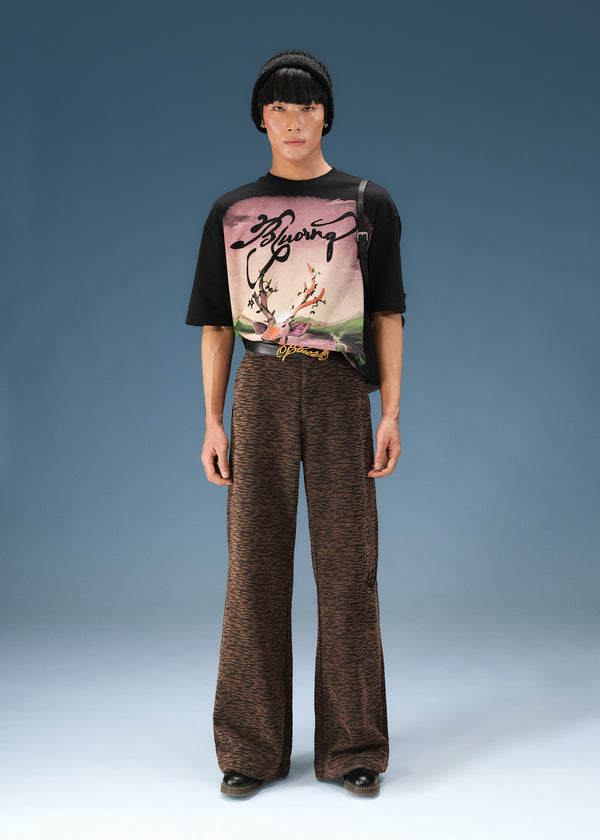 Black Stag Bloom T-Shirt
