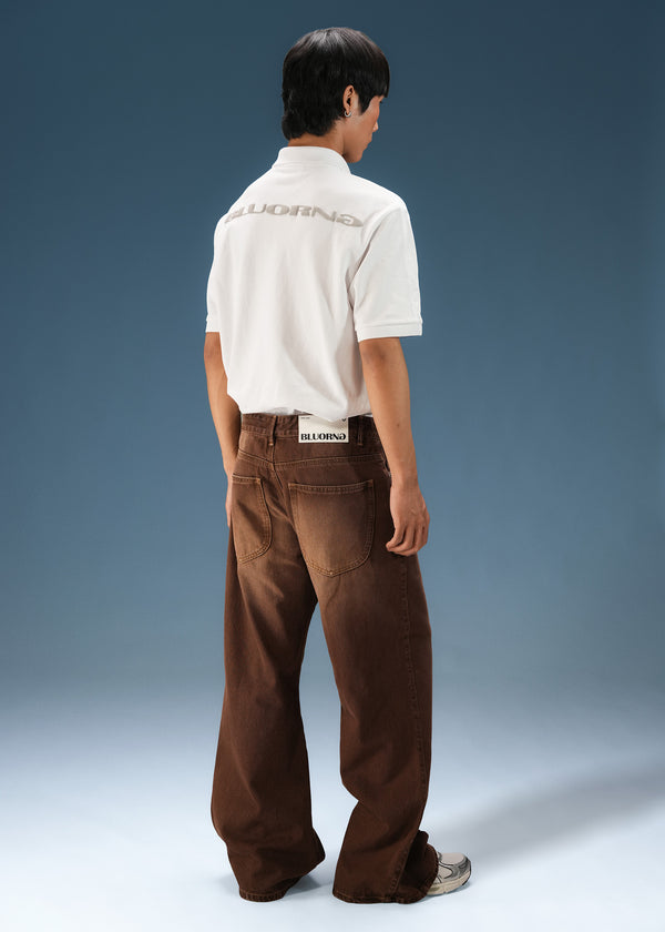 White Basic Polo T-Shirt
