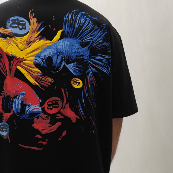 SIAMESE T-SHIRT - OVERSIZED GRAPHIC PRINT TEE