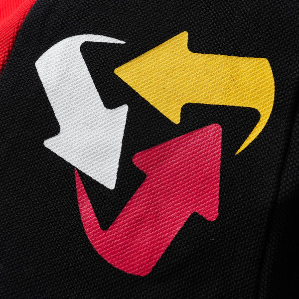 Fire Wheel Cotton Polo T-Shirt