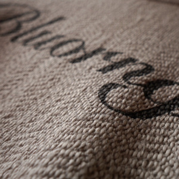 GREY HERRINGBONE HOODIE