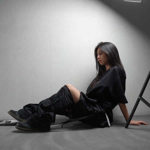 BLACK RIPSTOP CARGOS