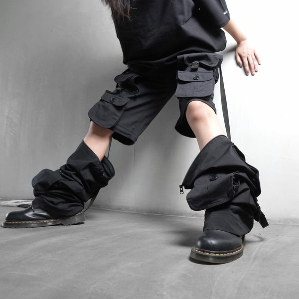 BLACK RIPSTOP CARGOS