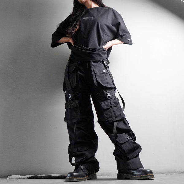 BLACK RIPSTOP CARGOS