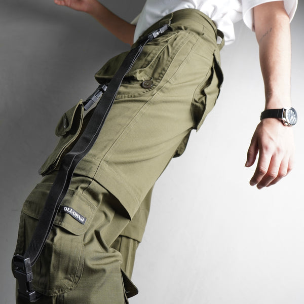 OLIVE RIPSTOP CARGOS