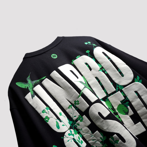 BLACK NATURE T-SHIRT LUXURY STREETWEAR