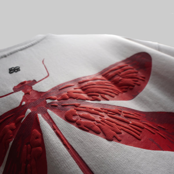 WHITE DRAGONFLY T-SHIRT