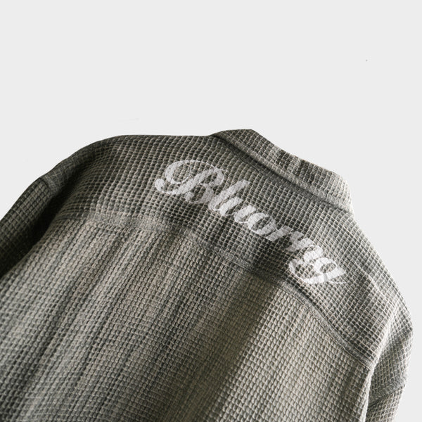 MARBLE GREY WAFFLE SHIRT