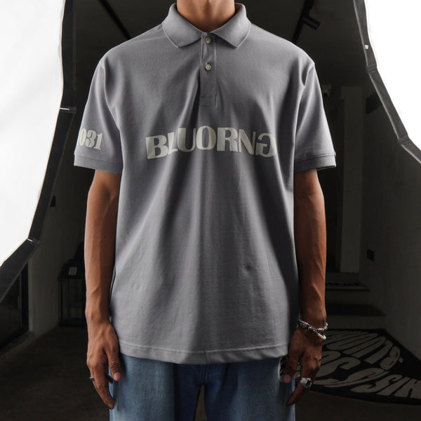 GREY POLO T-SHIRT