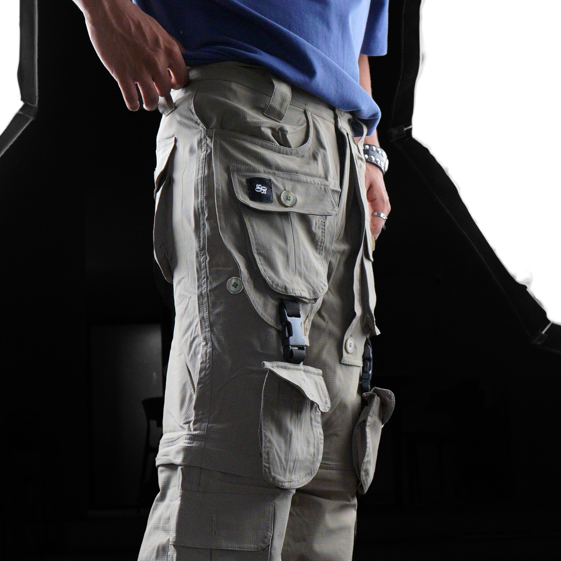 Olive Khaki Ripstop Cargos