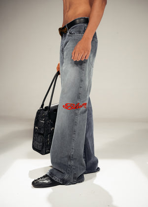 Cloud Stone Grey Denim