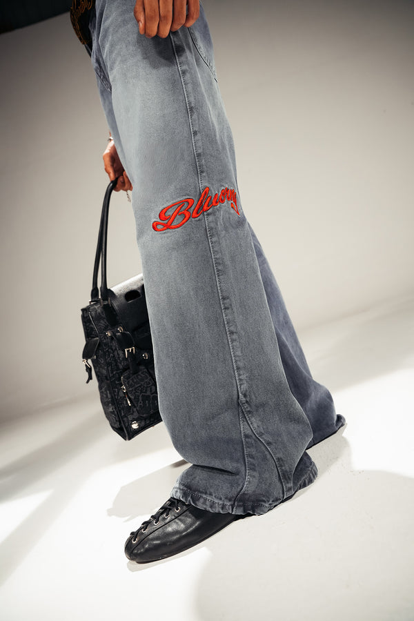 Cloud Stone Grey Denim