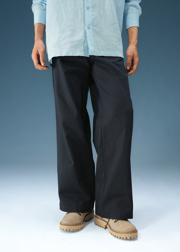 Navy Twill Pants