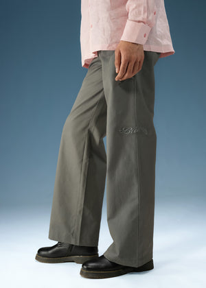 Lunar Grey Twill Pants
