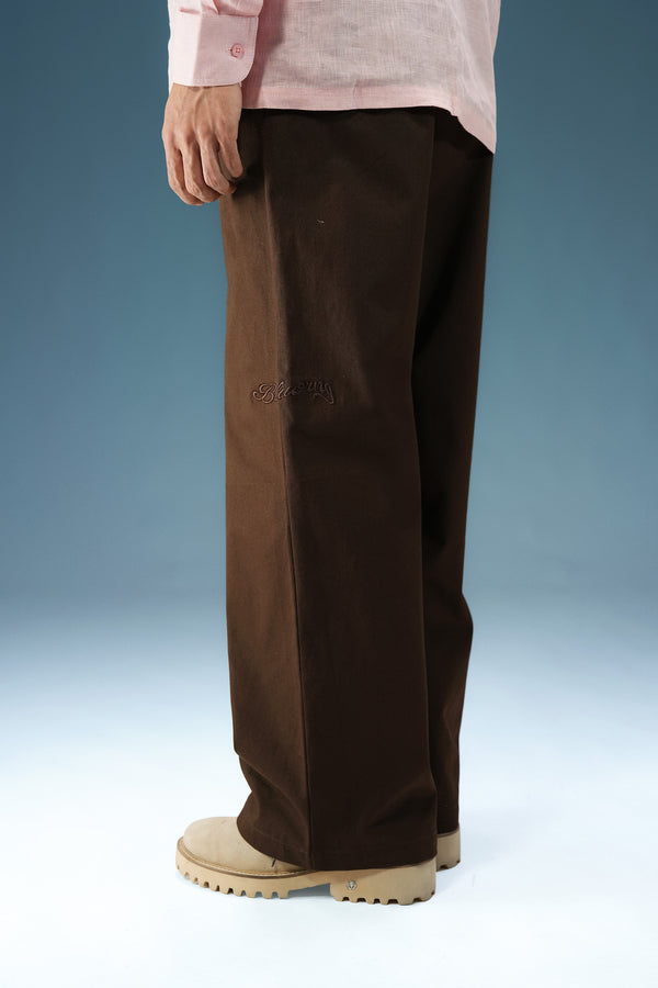 Toffee Brown Twill Pants
