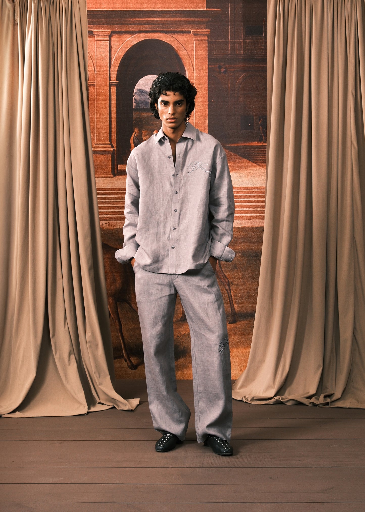 Fog Linen Trouser