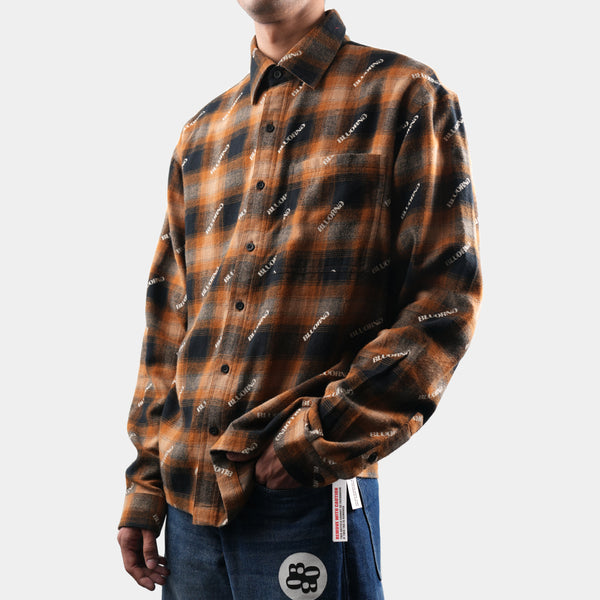OCHRE FLANNEL SHIRT