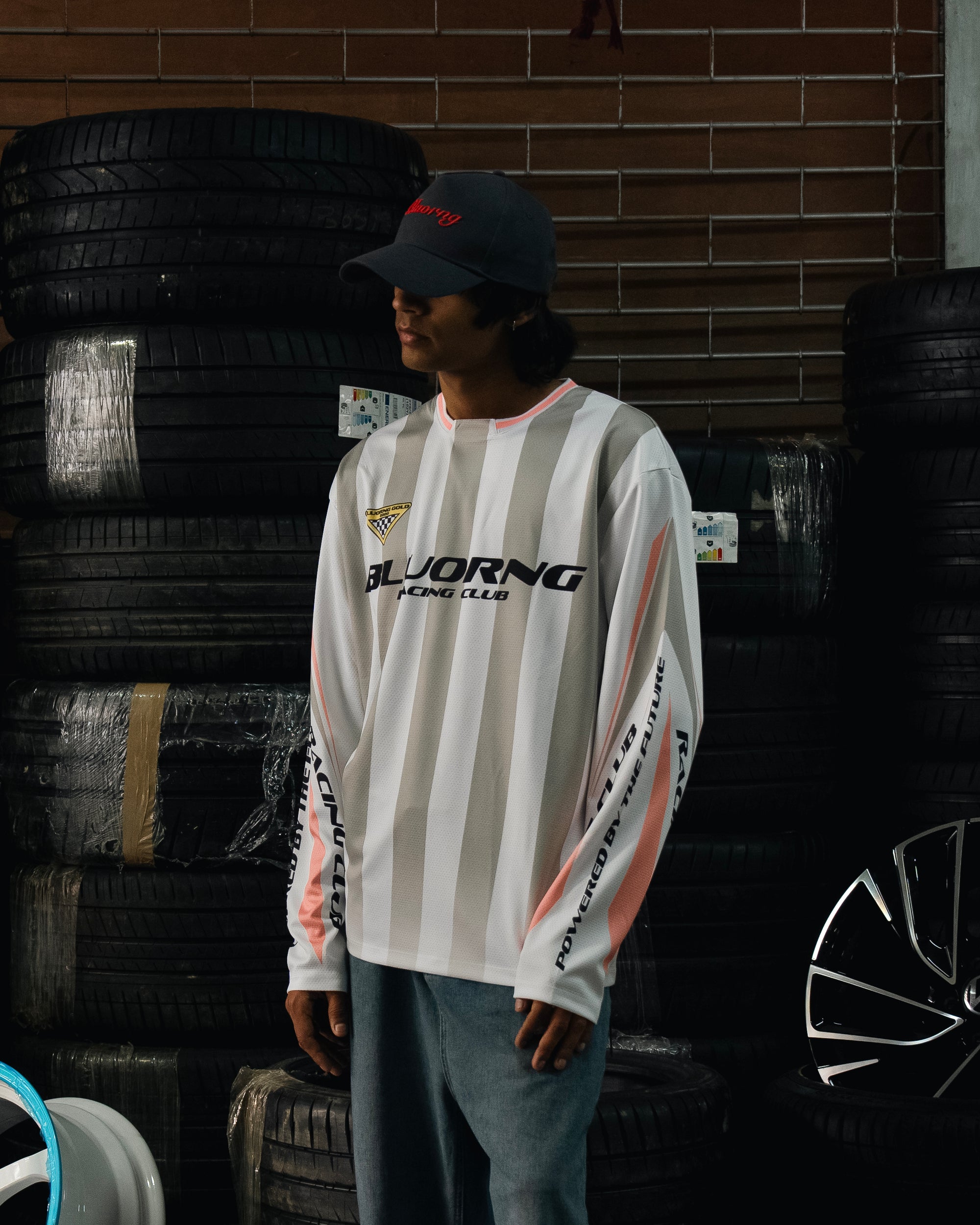 Salmon & Sky Full Sleeve Jersey