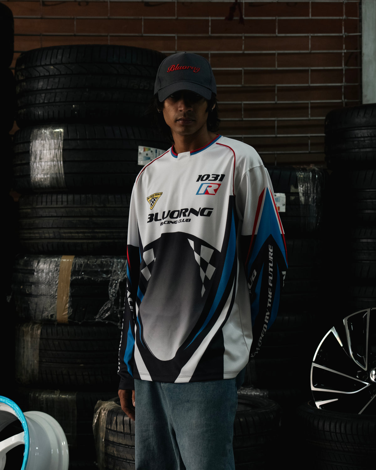 Finish Line Full Sleeve Jersey – BLUORNG