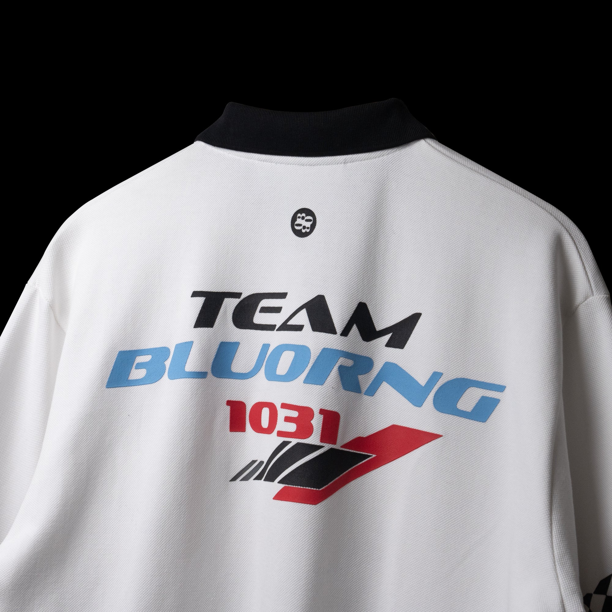 White Retro Rev Polo T-Shirt