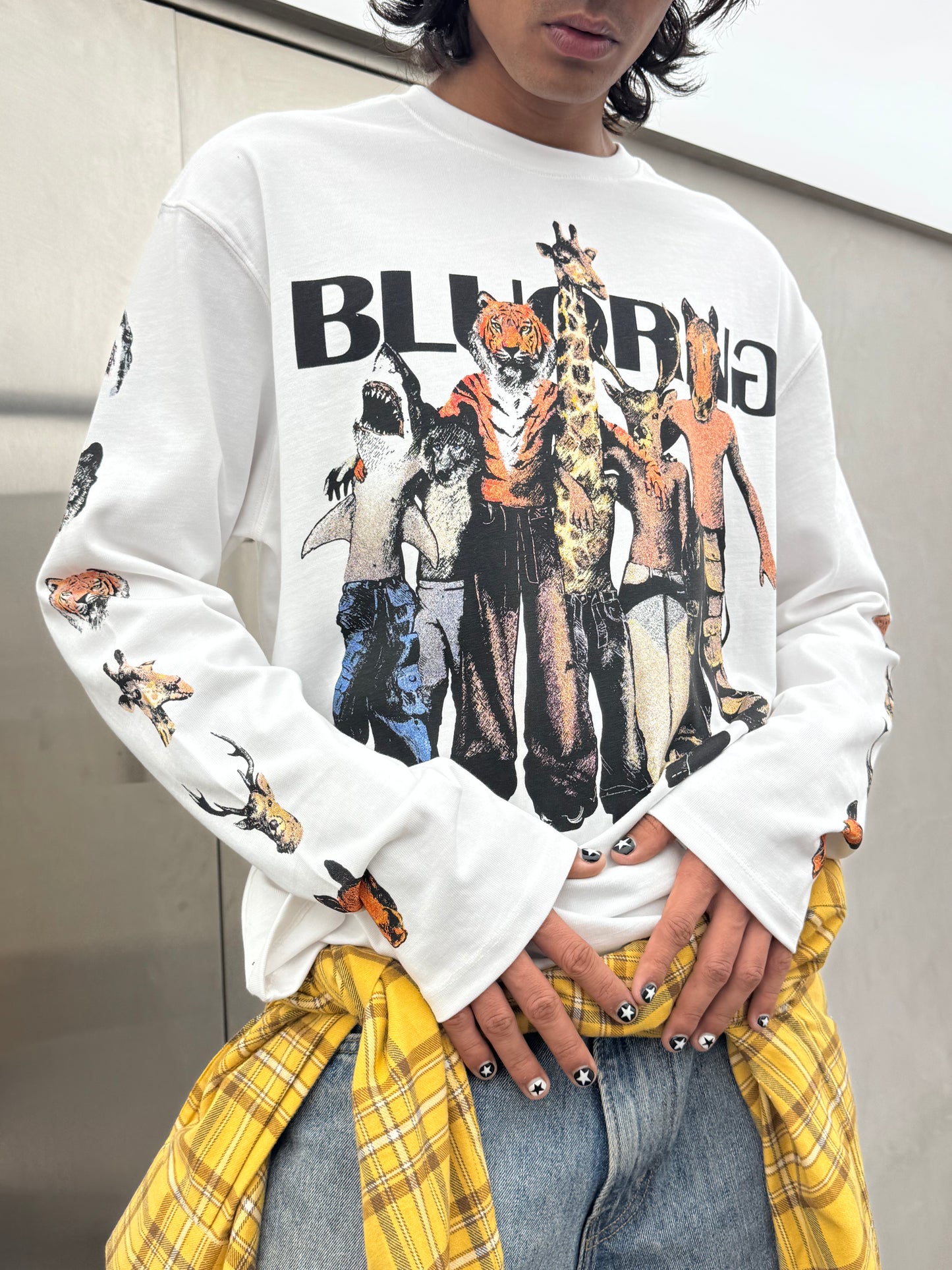 WILD BUNCH WHITE FULL SLEEVE T- SHIRT