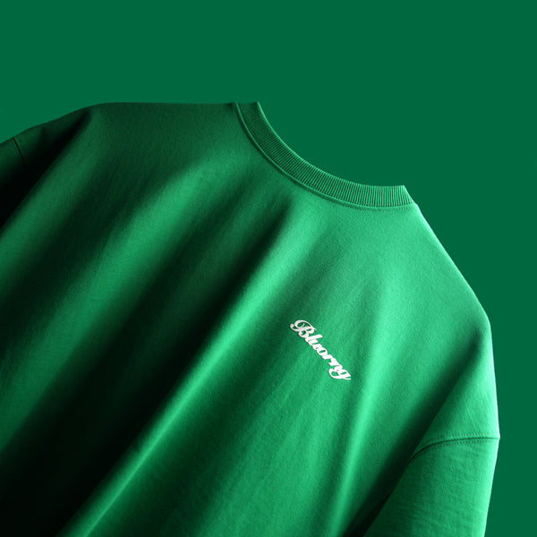 Premium oversized green emotions design tee