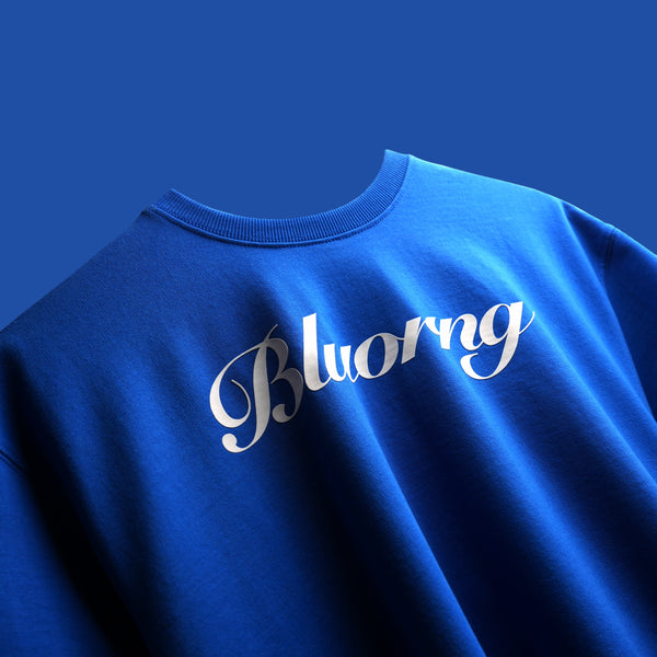 Blue oversized premium t-shirt with bold Favourite Child graphic