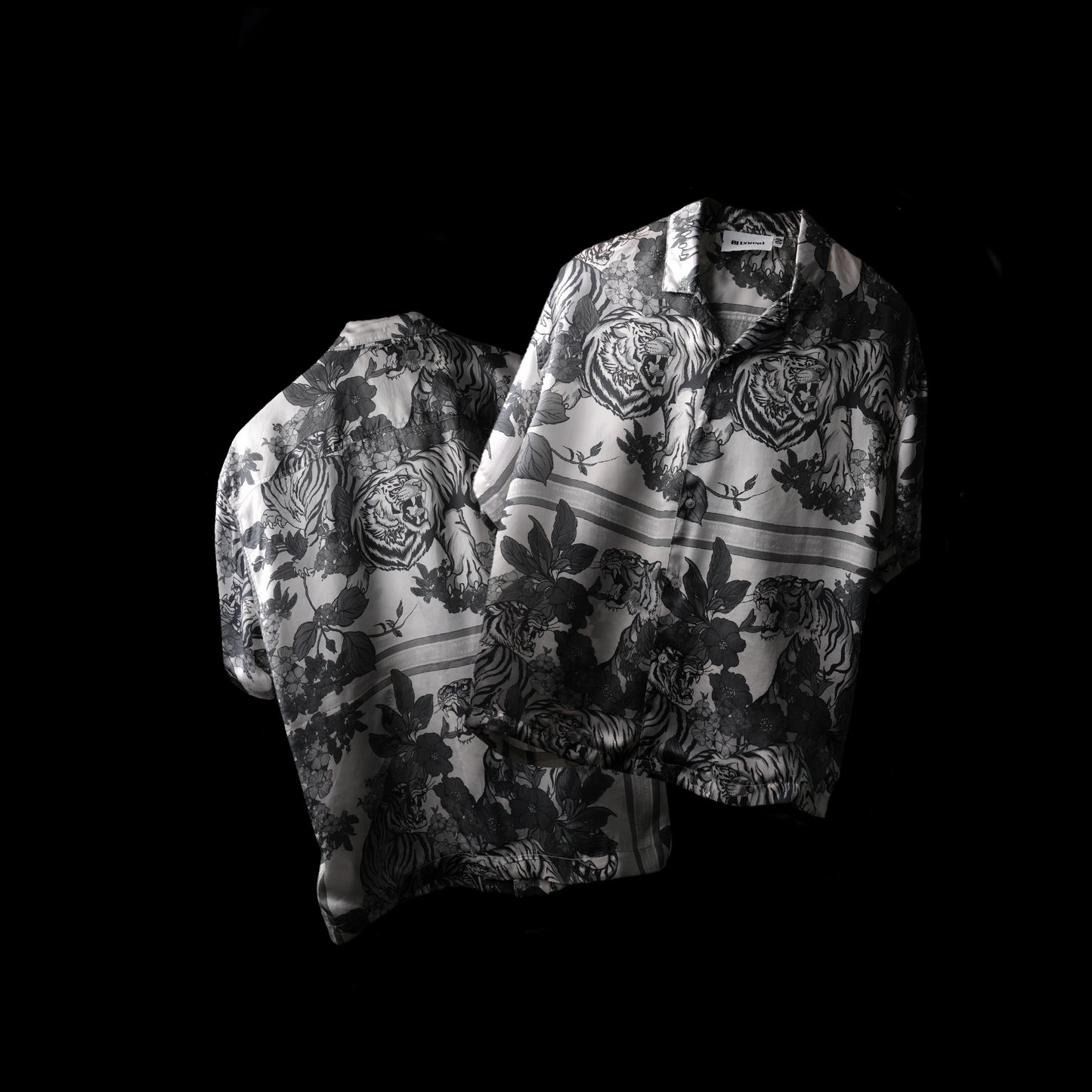 AMBUSH GREY SATIN SHIRT